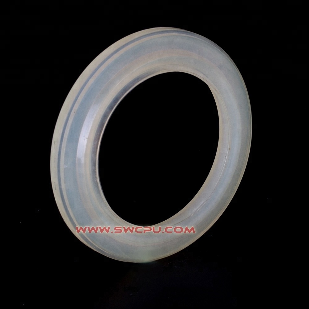 OEM silicone moulding bespoke round flat food grade silicone gasket for jar lids