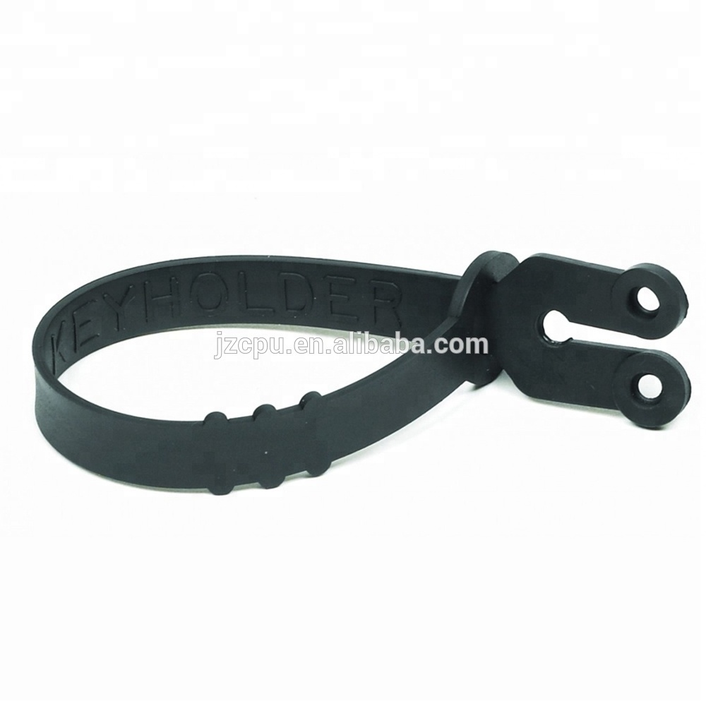 Custom molding colored epdm / silicone rubber strap with hole