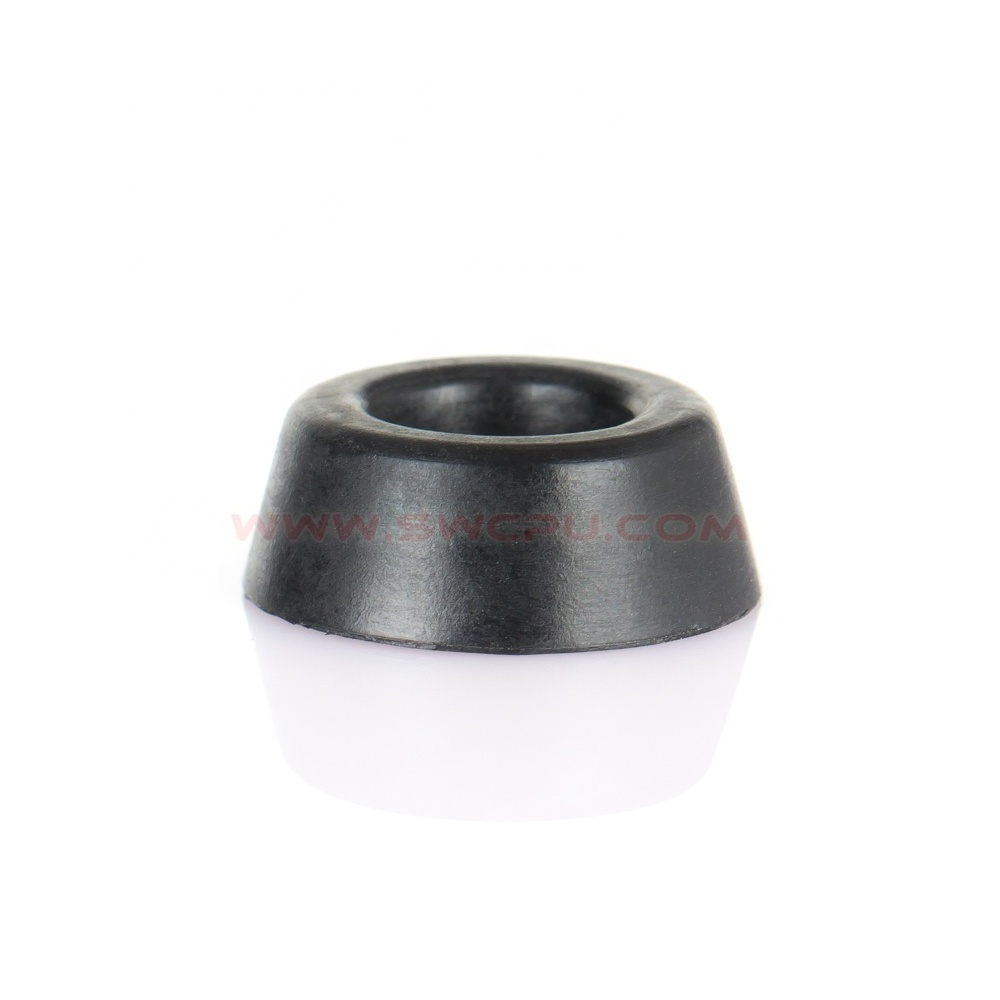 Nonstandard rubber cone bump stop rubber feet with steel washer