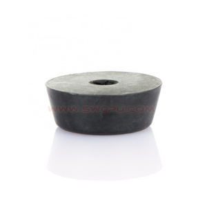 Nonstandard rubber cone bump stop rubber feet with steel washer