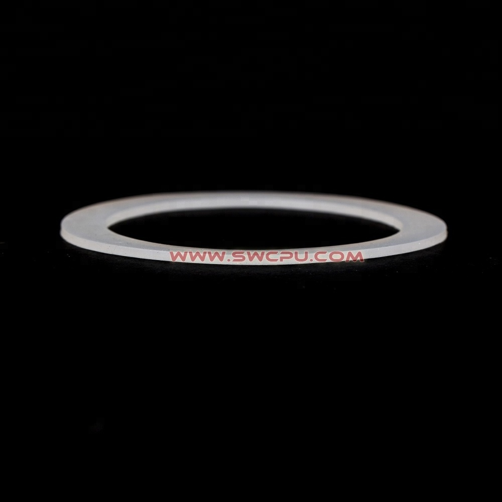 OEM silicone moulding bespoke round flat food grade silicone gasket for jar lids