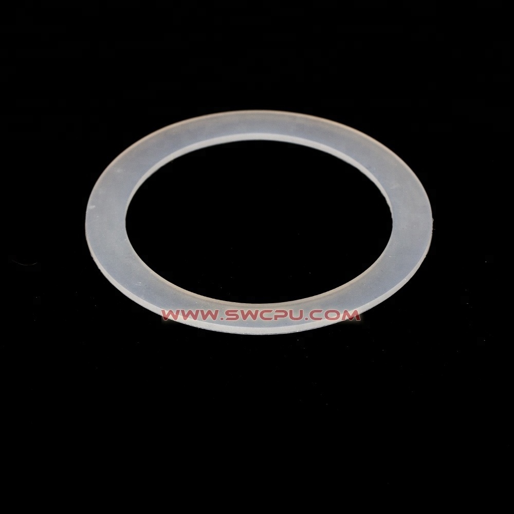 OEM silicone moulding bespoke round flat food grade silicone gasket for jar lids