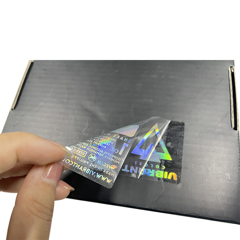 Printing Custom Hologram Warranty Security Seal Removed Tamper Evident Void Holographic Laser Stickers Label