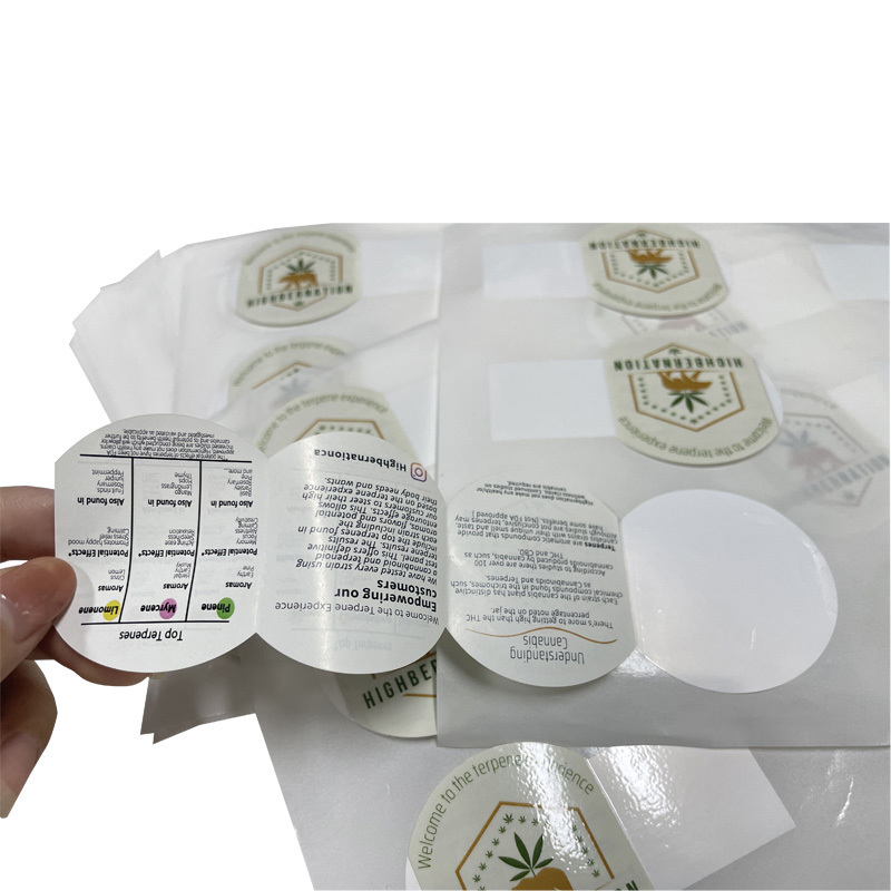 Printing Packaging Waterproof Professional Manufactures Booklet Double-sided multi Layer  Sticker Label