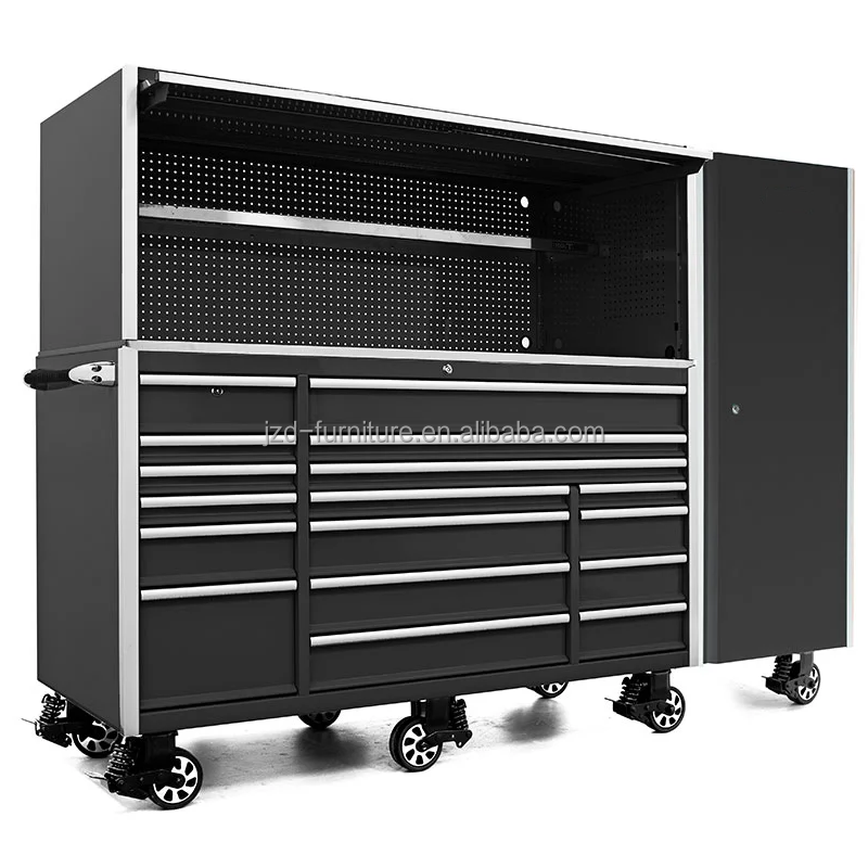 BSCI GS Manufacture 72 Inch rolling mobile pit tool box cart trolley truck toolbox