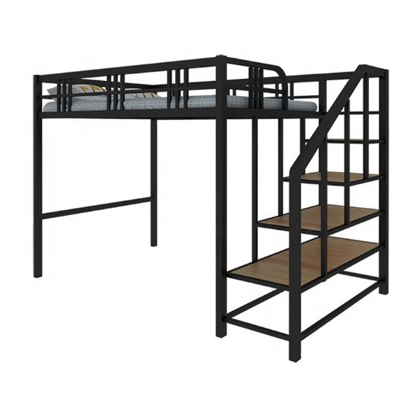 Shenyang JZD Single Queen King Dorm Adult Student Metal Bed Frame adult Loft bed School Home Hotel Hostel Use Bunk Bed