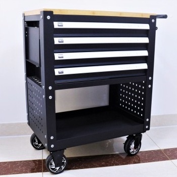 OEM ODM garage workshop steel drawers tackle metal tool cabinet cart trolley with heavy duty slide storage drawers