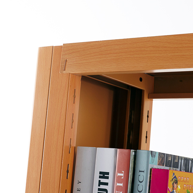 Library Best selling mobile hardware portable bookshelf room divider with drawer book shelf