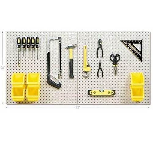 hot sale Metal Tool Hanging Board Pegboard Display Stand Double Sided Peg Board Racks