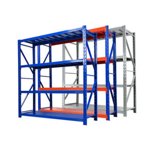 Factory price metal shelving industrial warehouse storage rack shelf steel racking system for stacking racks & shelves