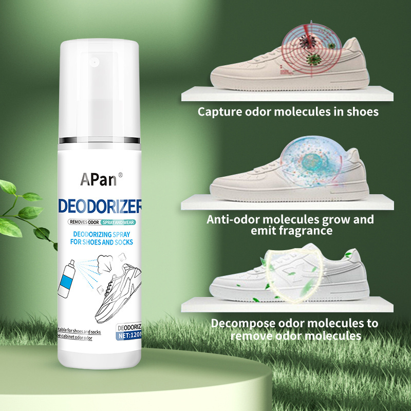 120ml Shoe  Odor Remover Spray For Stinky Sneakers Or Smelly Feet,Foot Deodorant Fight All Odors