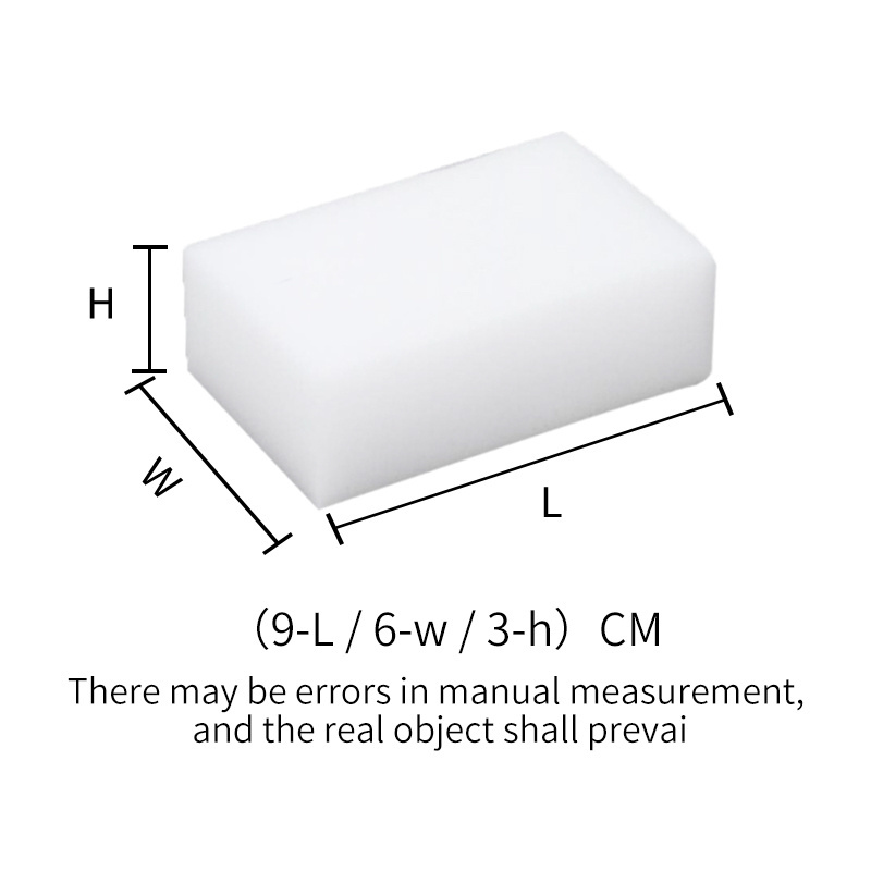 Sponge Eraser Multi-functional Foam Cleaner White Sponge Cleaner Flat Eraser M agic   High Density Original Melamine Sponge