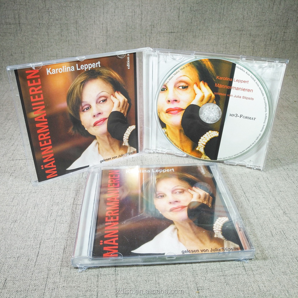 CD Replication duplication music records with custom printing CD box set and jewel case