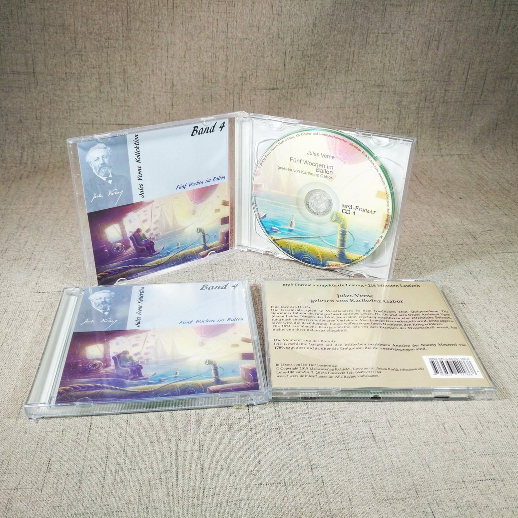 High quality  Music records CD Replication in custom Jewel Cases