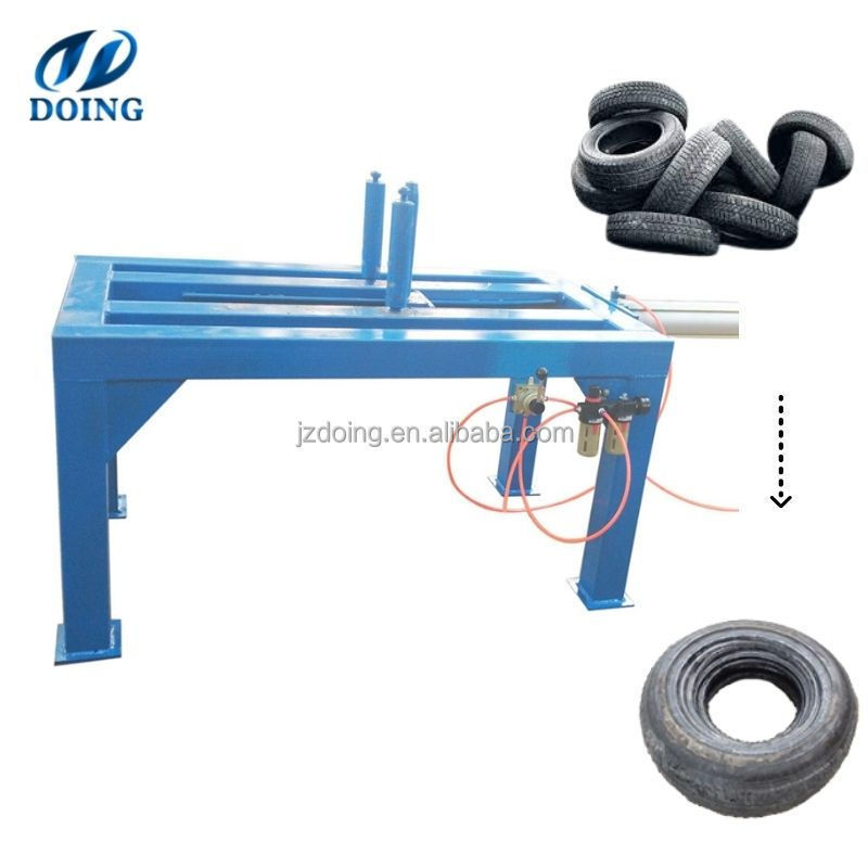 Factory supply waste tire doubling and tripling machine waste tyre packing unpacking recycling plant