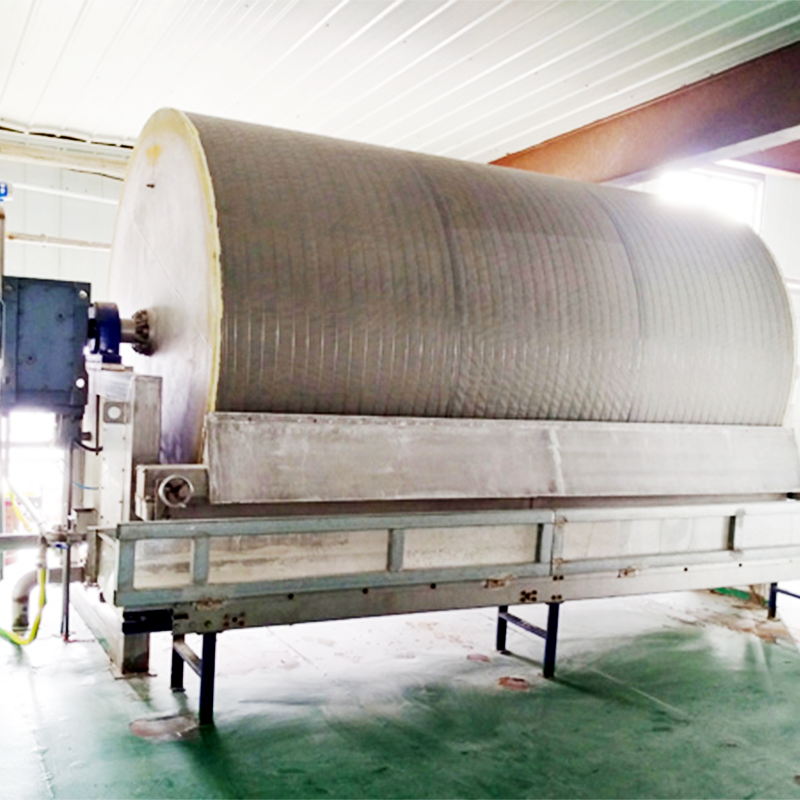 Easy operated cassava tubers processing cassava starch manufacture line vacuum filter equipment in dewatering step