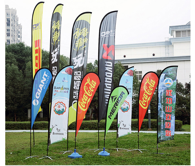 Tire sales of new and old tires Feather/Teardrop Banner Flag Kit with Ground Spike Outdoor Advertising Flags for sale