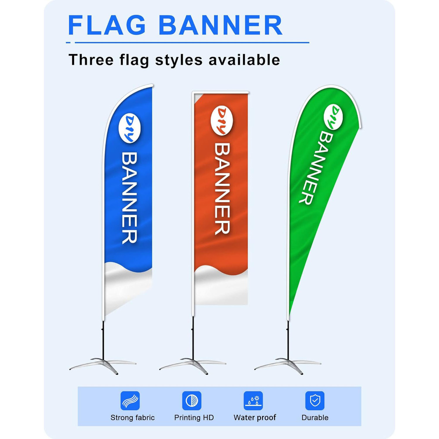 customized miniature tear drop with stands  advertising large feather flag banners wind flying feather flag banner display blank