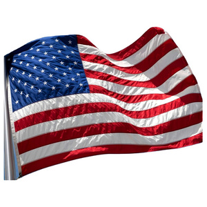 Factory High Quality Cheap 3x5 FT Polyester Sewn Stripes And Brass Grommets Heavy Duty Nylon Fabric American Outdoor Flag