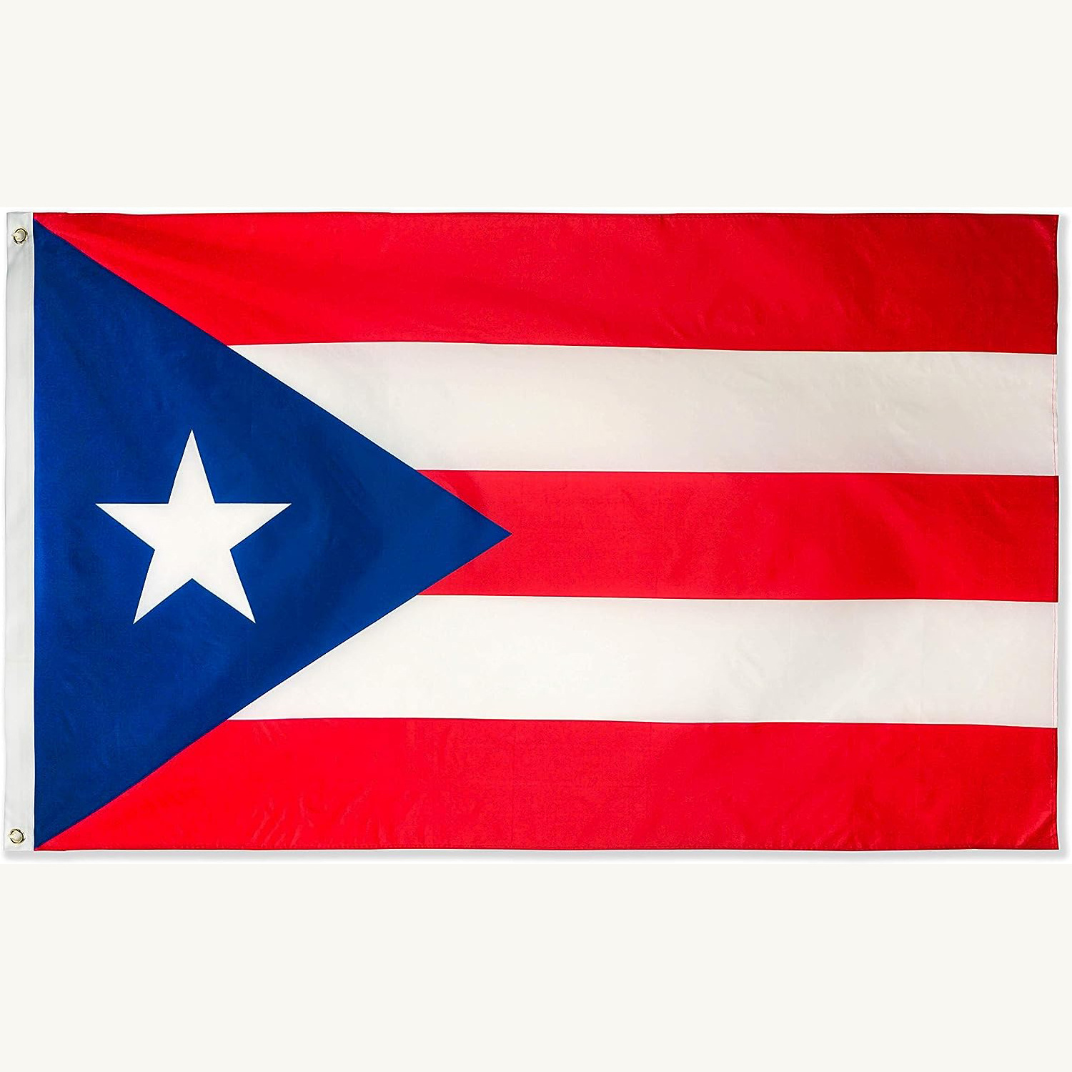 Wholesale Custom 100% Polyester bandera de Puerto Rico 3X5Ft Digital Printing Custom Puerto Rican port rico flag