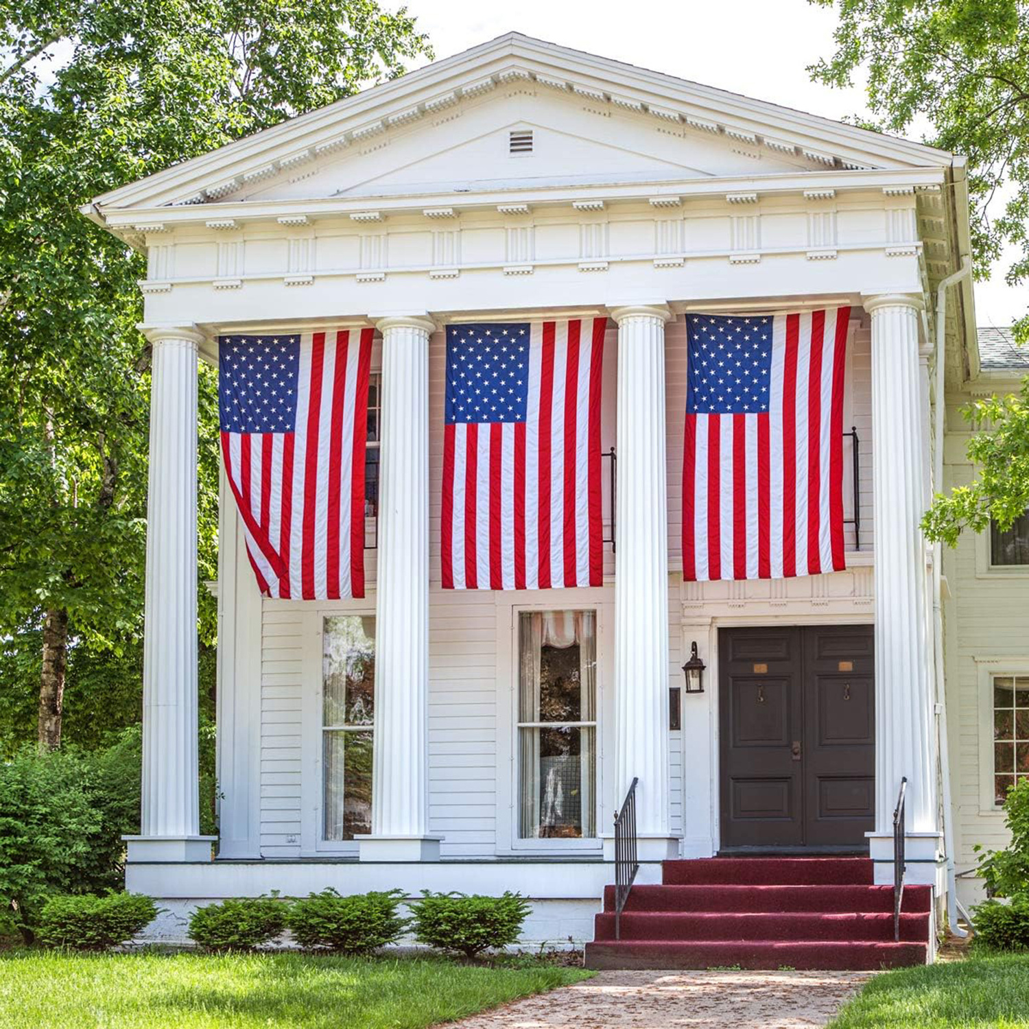 Factory High Quality Cheap 3x5 FT Polyester Sewn Stripes And Brass Grommets Heavy Duty Nylon Fabric American Outdoor Flag