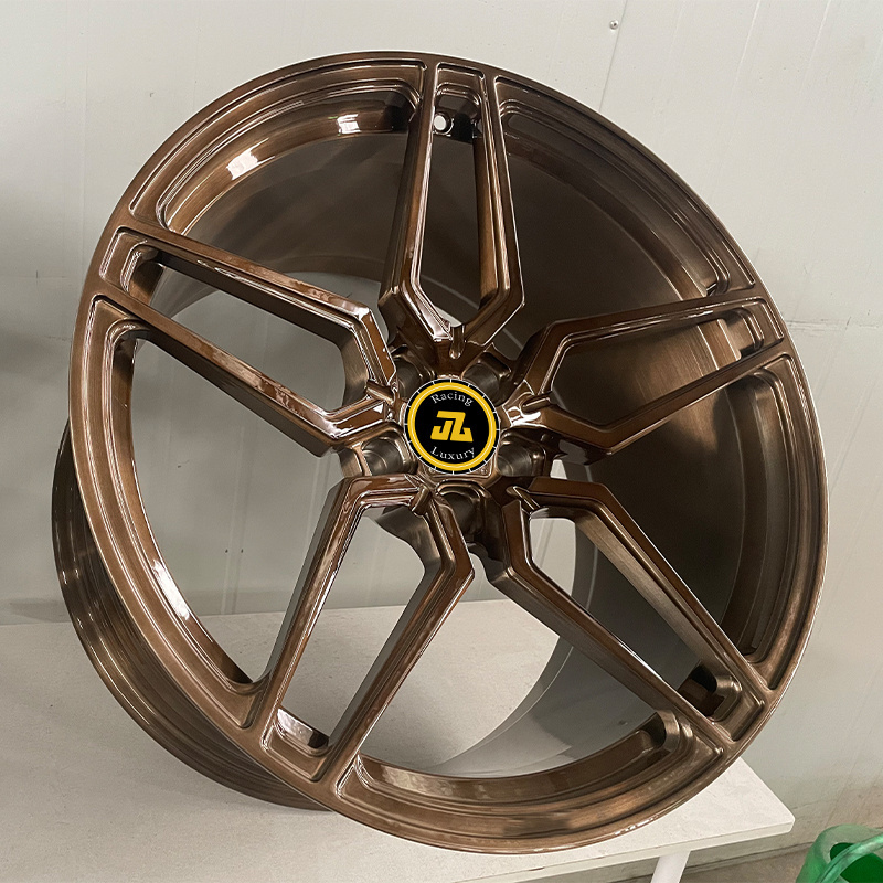 JZ custom finish gold/silver forged wheels 19 20 21 22 inch 5x112 5x120 wheels