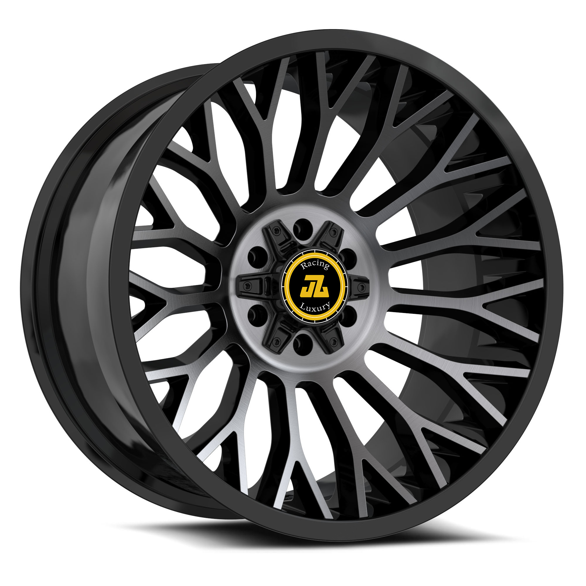 Jiangzao customize rims 16 17 18 19 20 21 22 inch 4x100 rims  4 holes 5 holes car alloy wheels