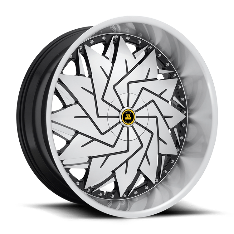 JZ silver chrome black alloy rim wheel 18 19 20 inch monoblock wheel rim for passenger car