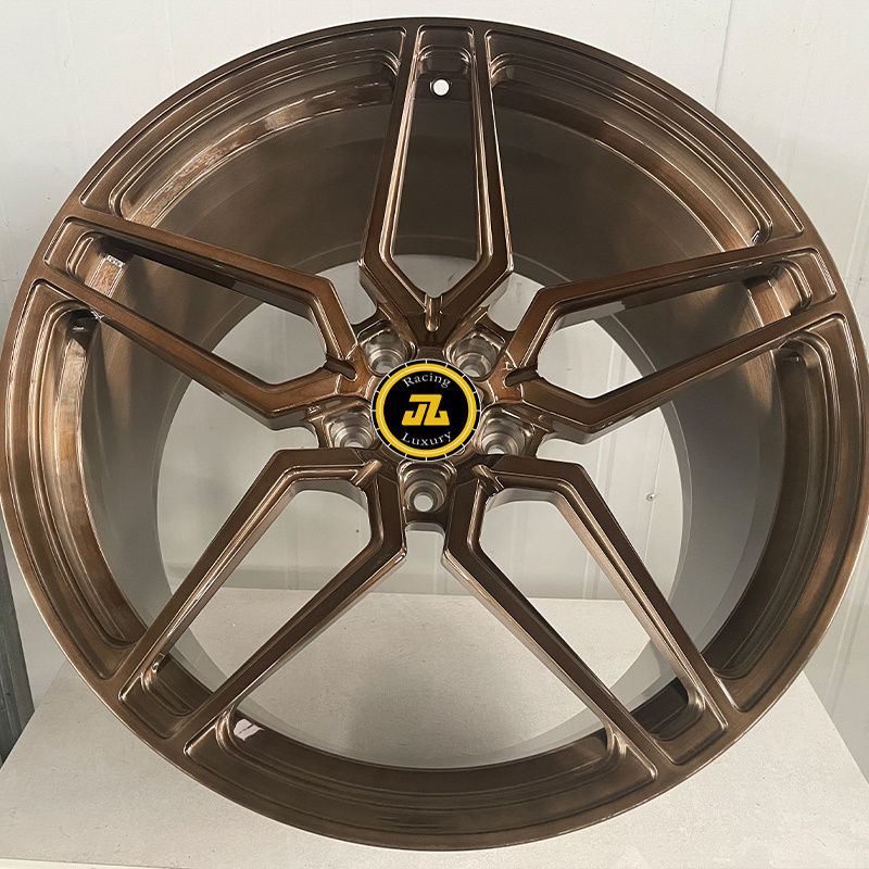 JZ custom finish gold/silver forged wheels 19 20 21 22 inch 5x112 5x120 wheels