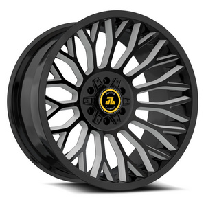 Jiangzao customize rims 16 17 18 19 20 21 22 24 inch 4x100 rims  4 holes 5 holes car forged alloy wheels