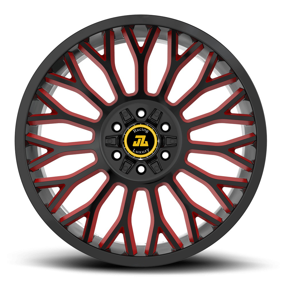 Jiangzao customize rims 16 17 18 19 20 21 22 26 inch 4x100 rims  4 holes 5 holes car forged alloy wheels