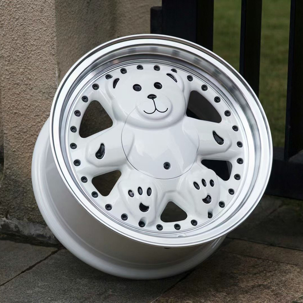 custom forged teddy bear design wheel 14 15 16 17 5x112 5x120 alloy wheel