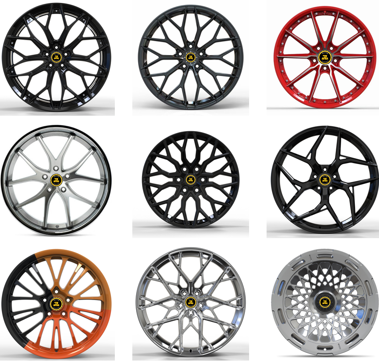 Customize 16 17 18 19 20 21 22 23 24 inch wheels forged alloy wheel rims for luxury cars 5x100 4x100 rims deep concave wheels