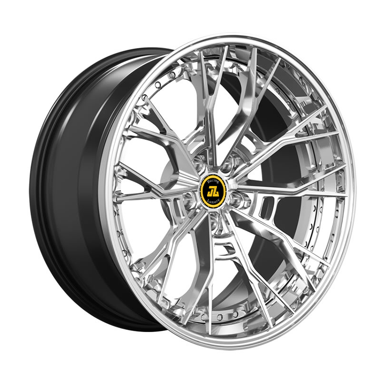 JZ chrome car wheel 16 17 5x115 17x10 chrome steel wheel rim