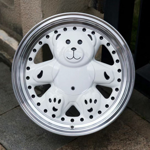 custom forged teddy bear design wheel 14 15 16 17 5x112 5x120 alloy wheel