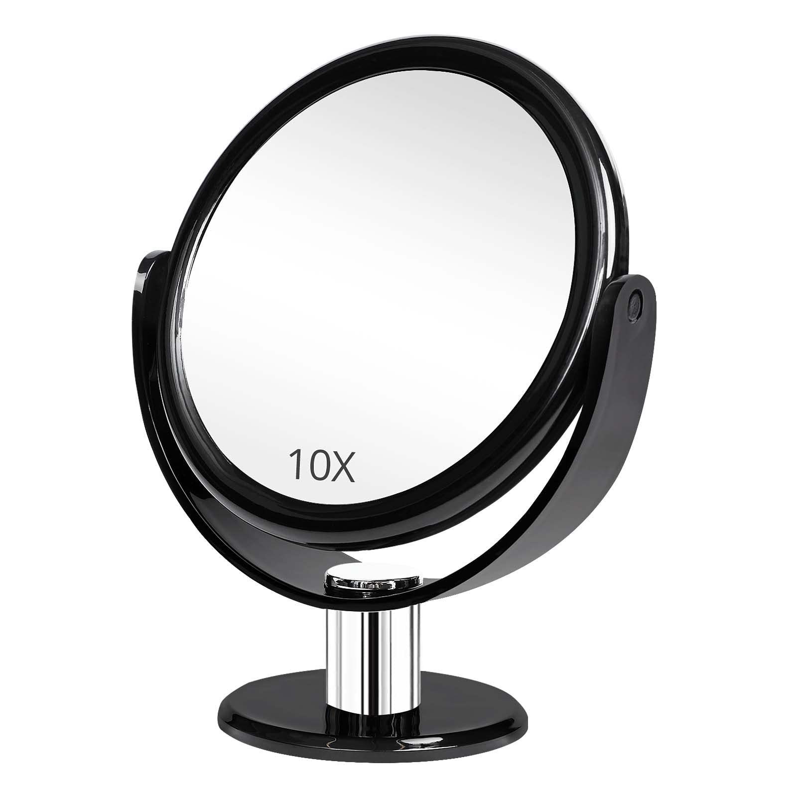 Double Sided 7 Inch  1X and 10X Magnifying Makeup Mirror Cosmetic Vanity Mirror