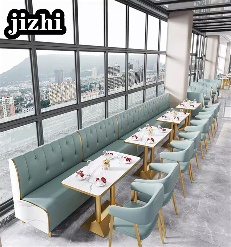 Nordic Cake Bakery Table and Chair Combination Coffee Shop Booth Sofa Metal Modern Furniture Dining Tables Restaurant Furniture