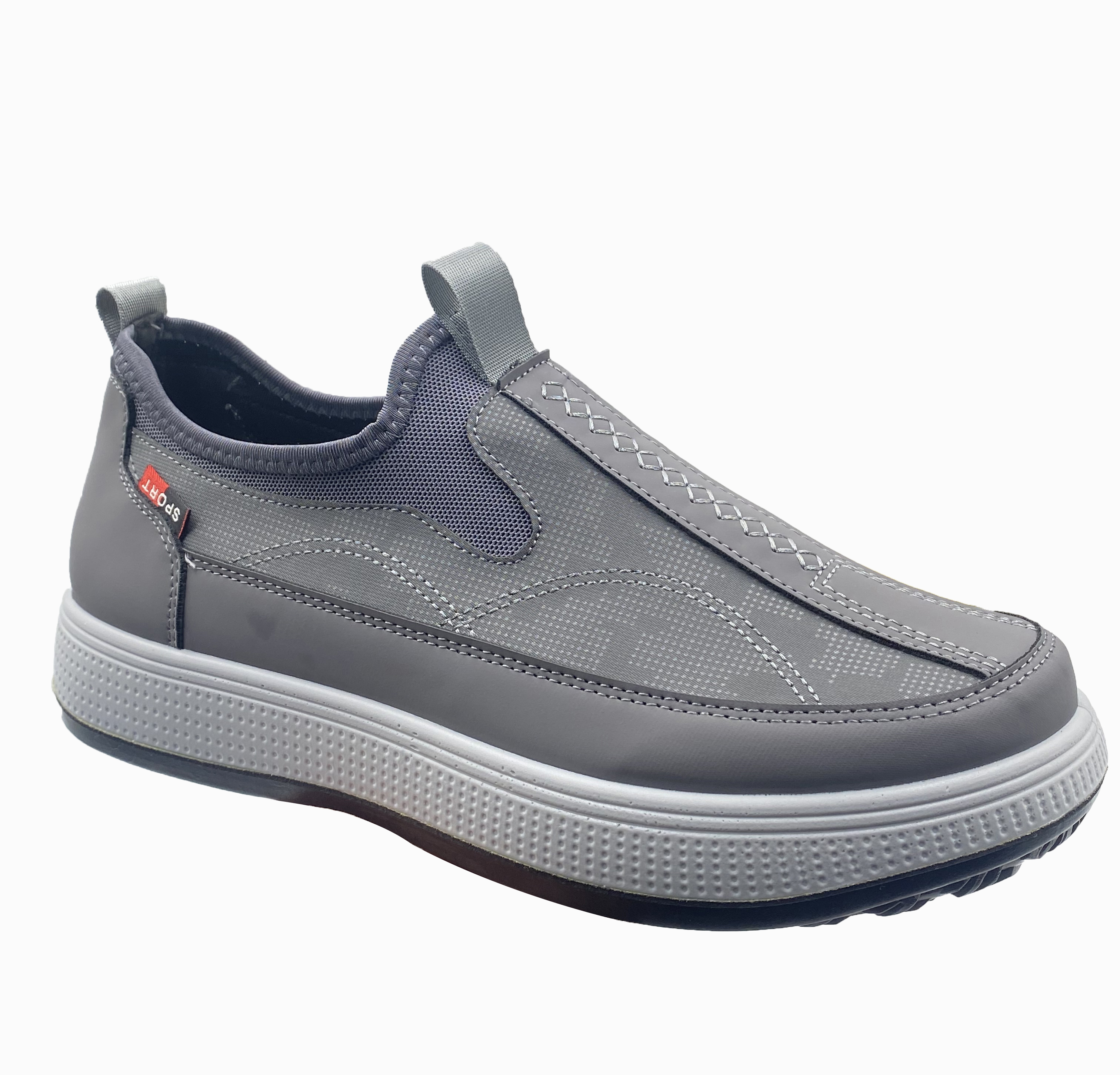 Fashionable men's easy to wear sports, leisure, lightweight flat bottomed boat casual shoes, canvas shoes