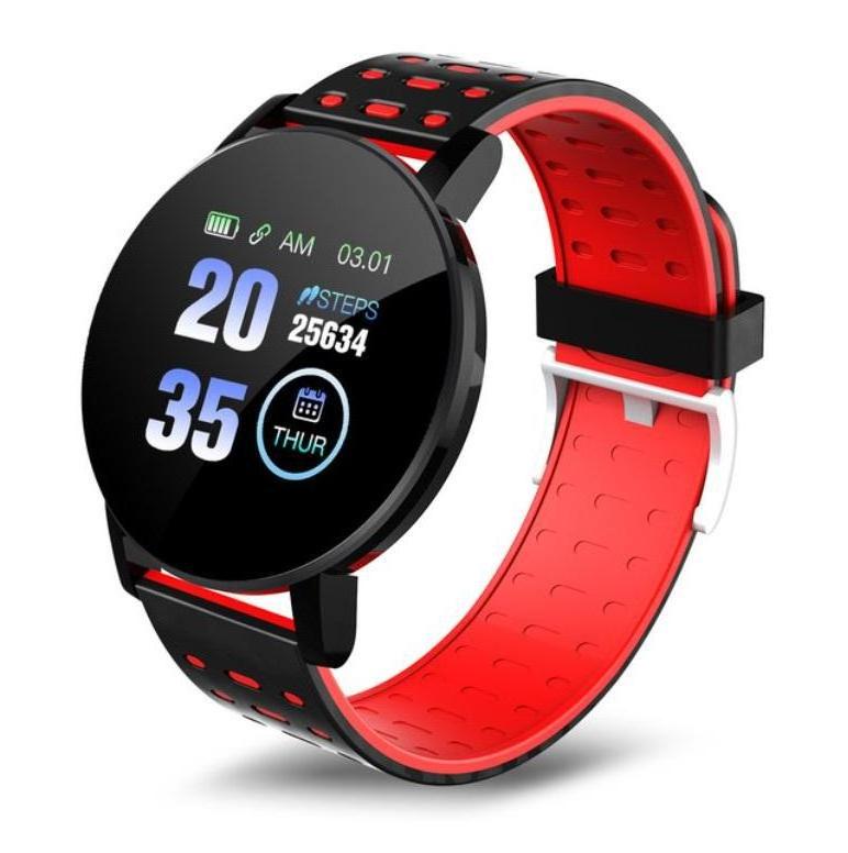 Made in china colorful TPU strap cheap price android IOS fitpro app waterproof 119PLUS reloj smart watch