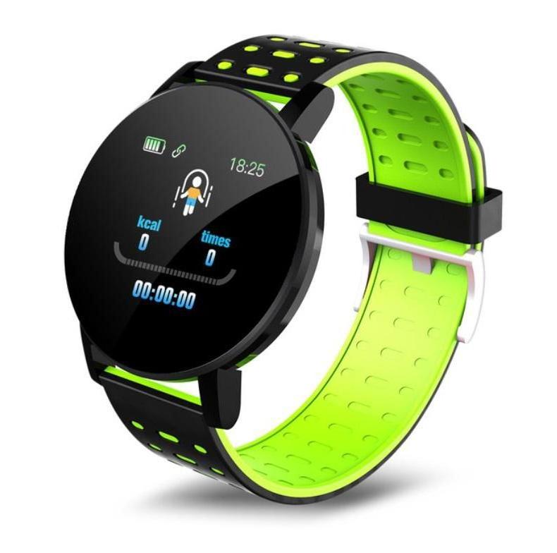 Made in china colorful TPU strap cheap price android IOS fitpro app waterproof 119PLUS reloj smart watch