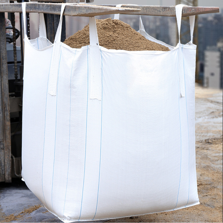 1000kg 1500kg Recycling FIBC dumpster PP skip bag for Construction waste garbage