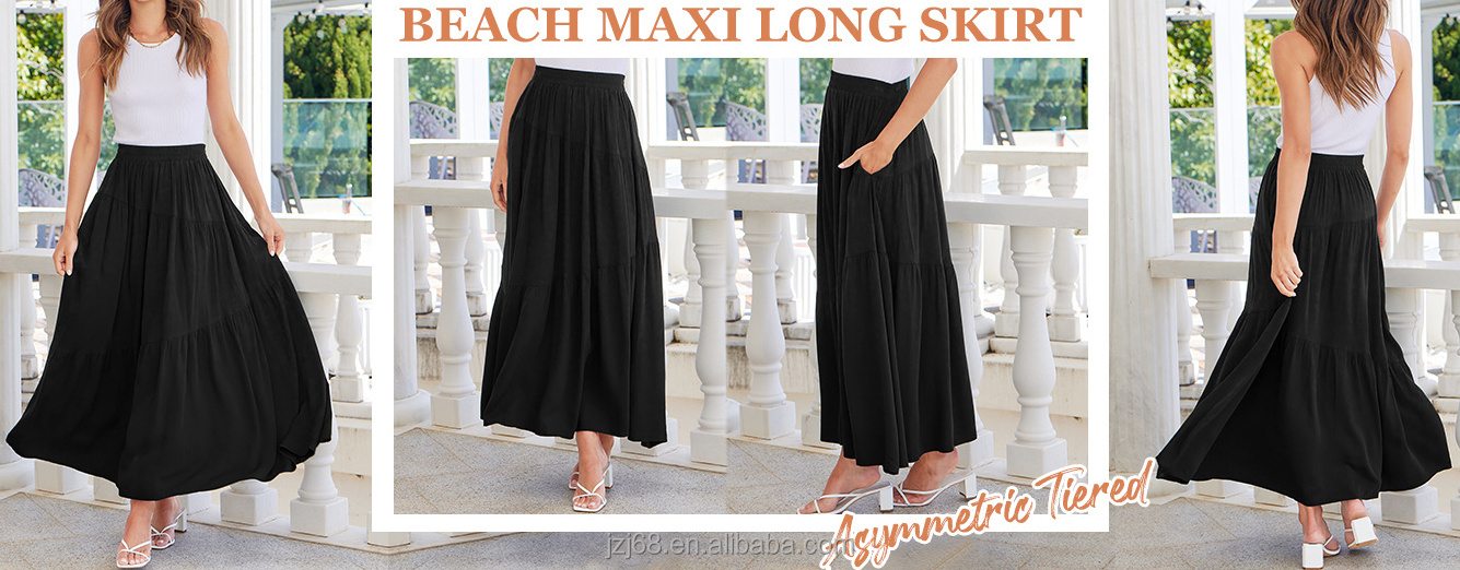 Long flowy beach skirts best sale