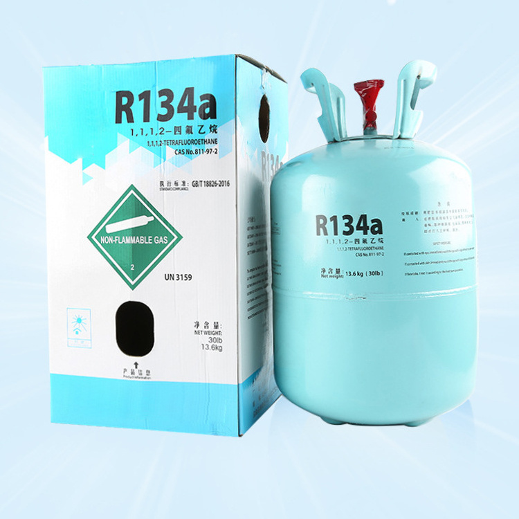 bulk supply 13.6kg refrigerant gas cylinder refrigerant r134a