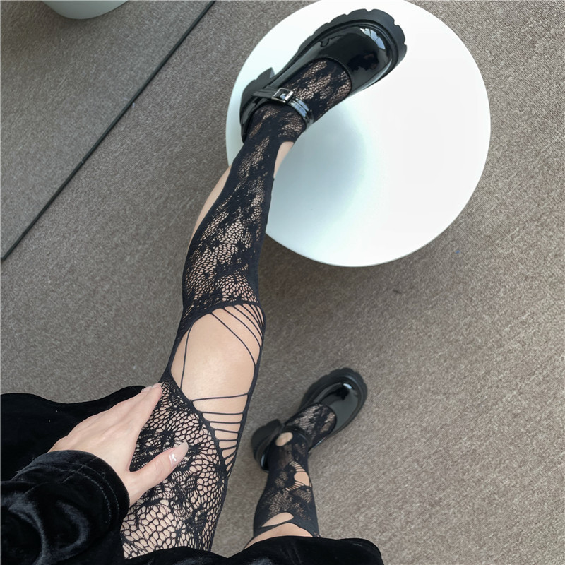 luxury sexy lingerie lace sexy rose hollow out bodystocking luminous fishnet stockings pantyhose