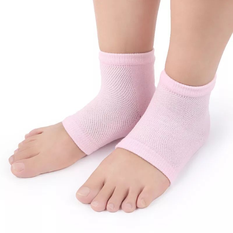 Mesh gel inner heel  non-slip and crack socks for men and women heel socks Breathable and sweat-absorbing socks