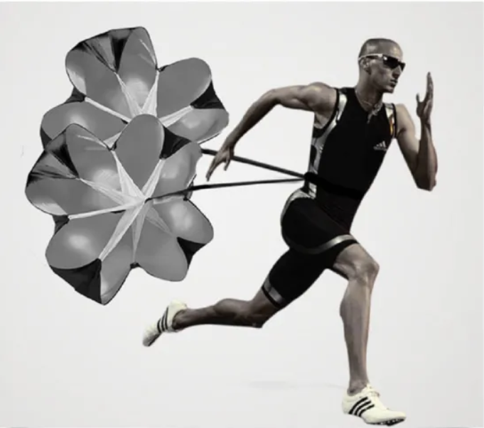 Wholesale speed resistance training parachute running chute soccer football physical training tool running umbrella