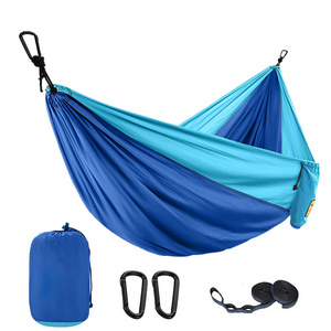 Manufacturers direct sales customized nylon bandage double hammock for outdoor lover