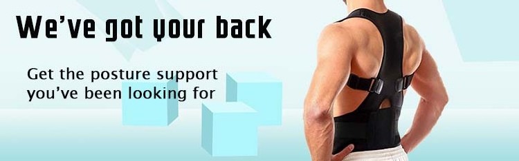 Hotsale neoprene Magnetic Lumbar support Belt Adjustable Posture Corrector Back Brace for men and women