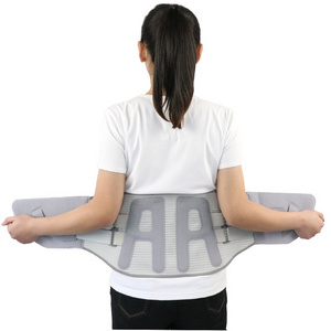 Pressure wide plate support belt High elastic breathable curved steel waist support