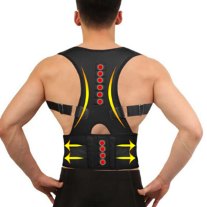 Hotsale neoprene Magnetic Lumbar support Belt Adjustable Posture Corrector Back Brace for men and women